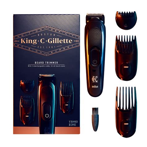 gillette king c beard trimmer.